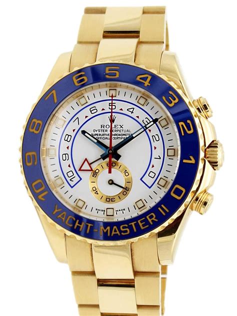 rolex yellow gold yacht master|rolex yachtmaster horloge.